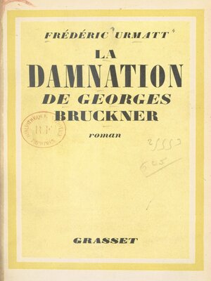 cover image of La damnation de Georges Bruckner